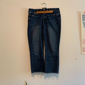 High Rise Cropped Jeans